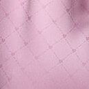 Glazed Satin Heart Long Pajama Set, Bikini Pink Jacquard W Heart Pocket, swatch