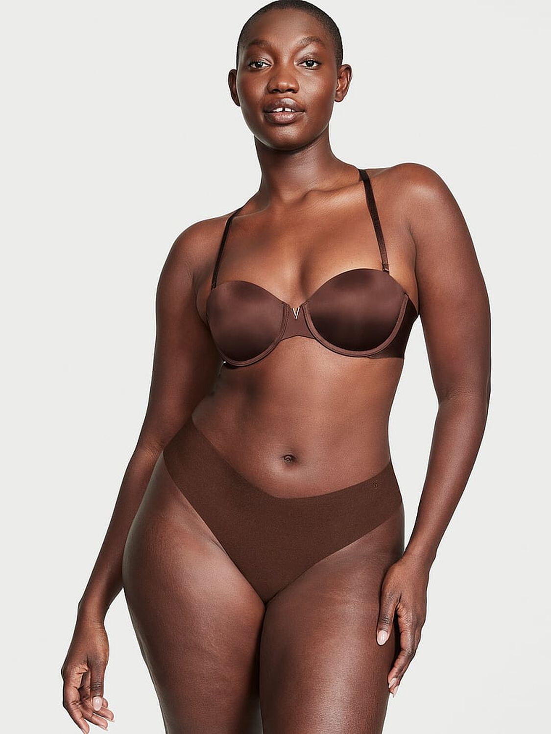 vs No-Show No-Show Thong Panty Ganache 1 of 3 