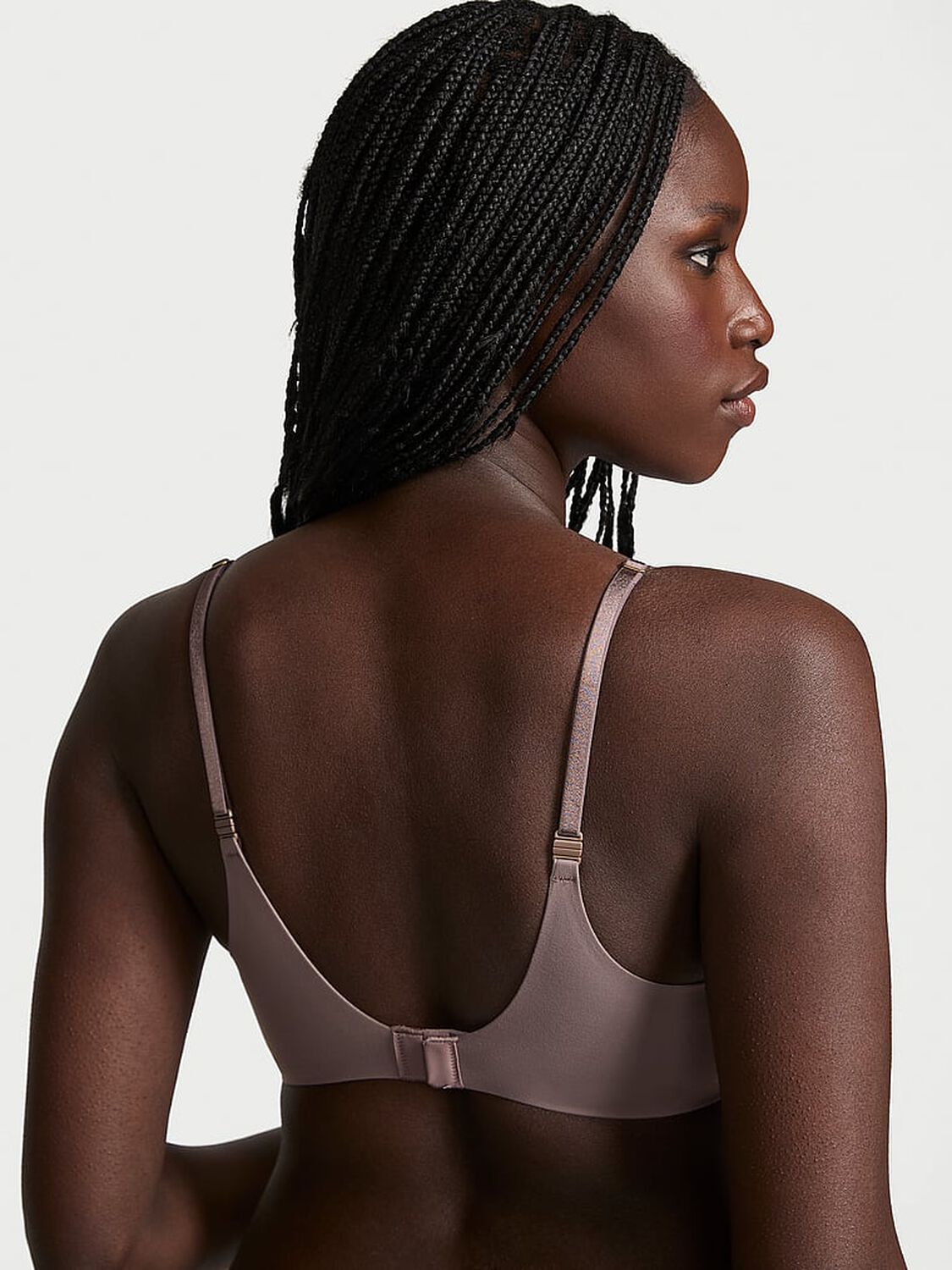vs Dream Angels Smooth Lightly Lined Demi Bra Cloudy Grey 2 of 2 