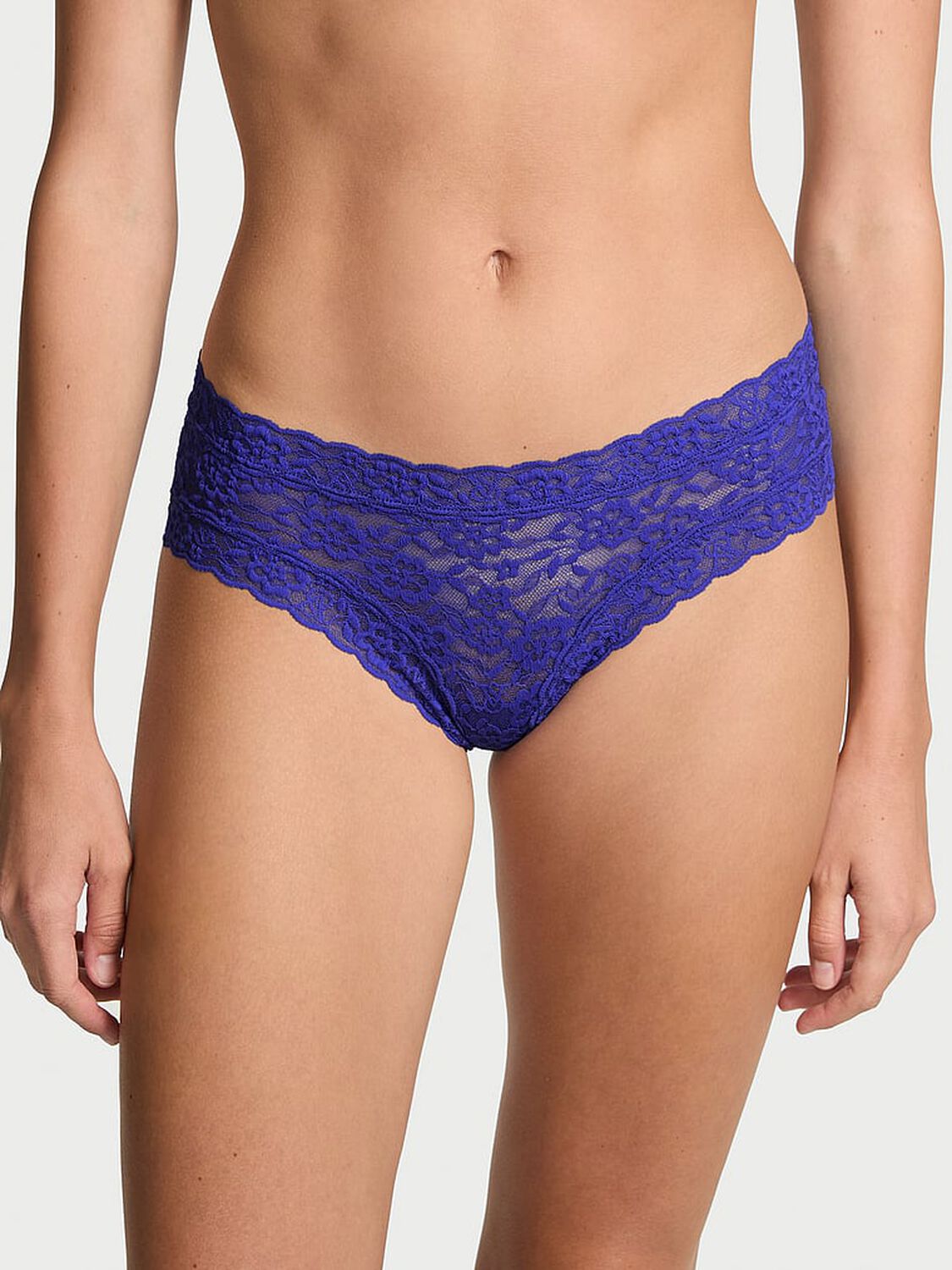 vs The Lacie Lace Strappy-Back Cheeky Panty Royal Blue 1 of 3 