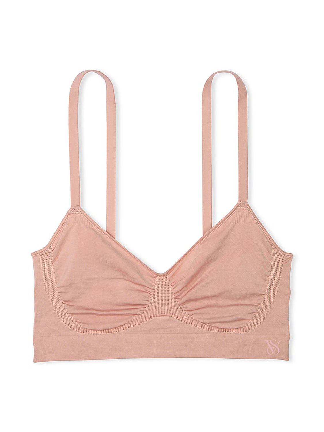 vs Victoria's Secret Shapewear by Victoria SeamlessShaping&trade; Bralette Macaron 1 of 3 