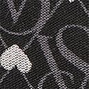 Push-Up Perfect Shape Cotton Bra, Black Logo Hearts, swatch