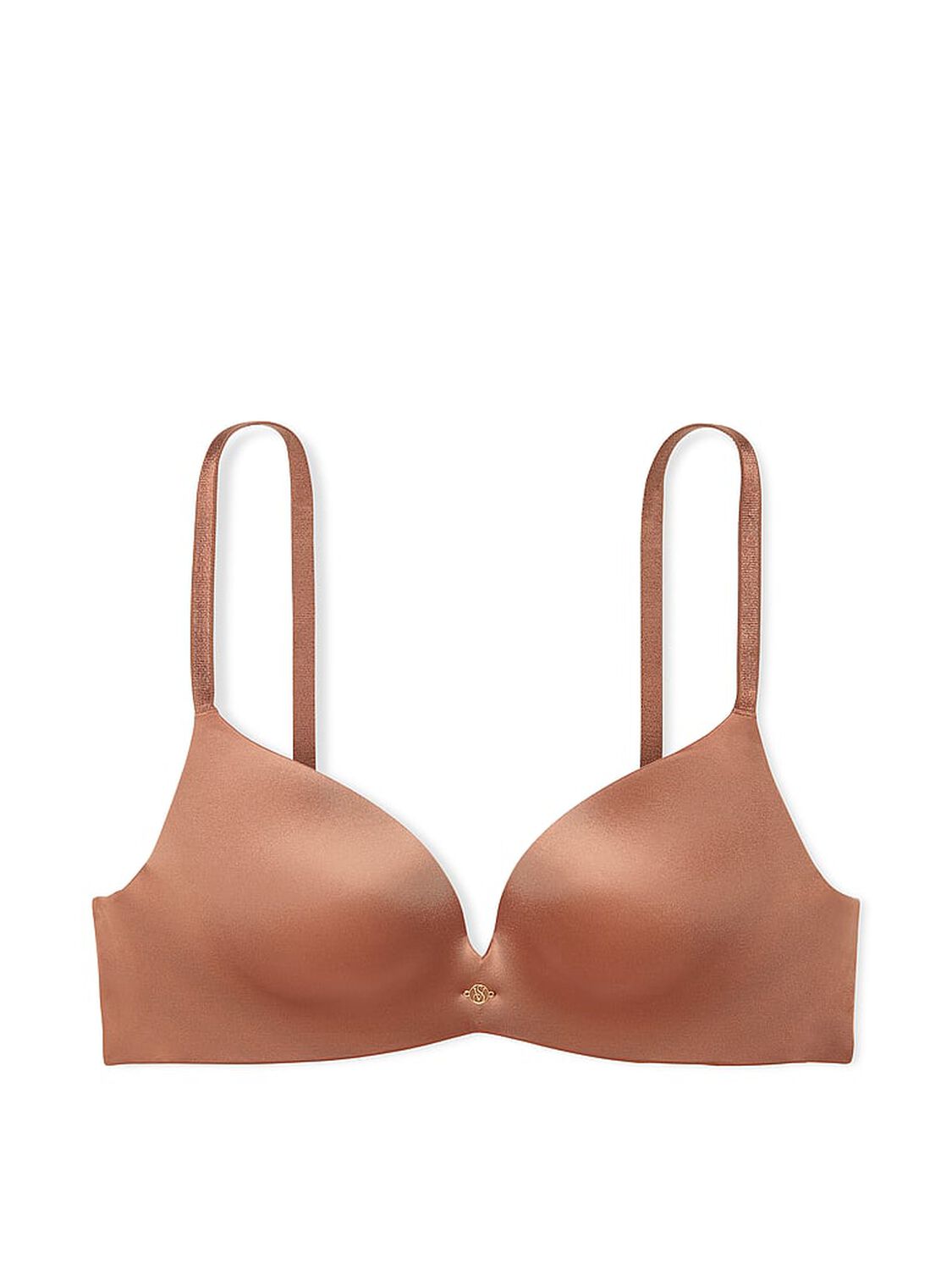vs Very Sexy So Obsessed Smooth Wireless Push-Up Bra Caramel 3 of 4 