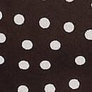 Chiffon Polka Dot Flutter Cami Set, Black & White Dots, swatch