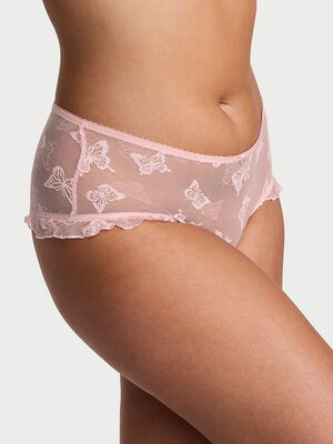 Butterfly Mesh Flutter Cheeky Panty