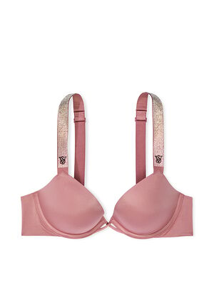 Logo Shine Strap Push-Up Bra