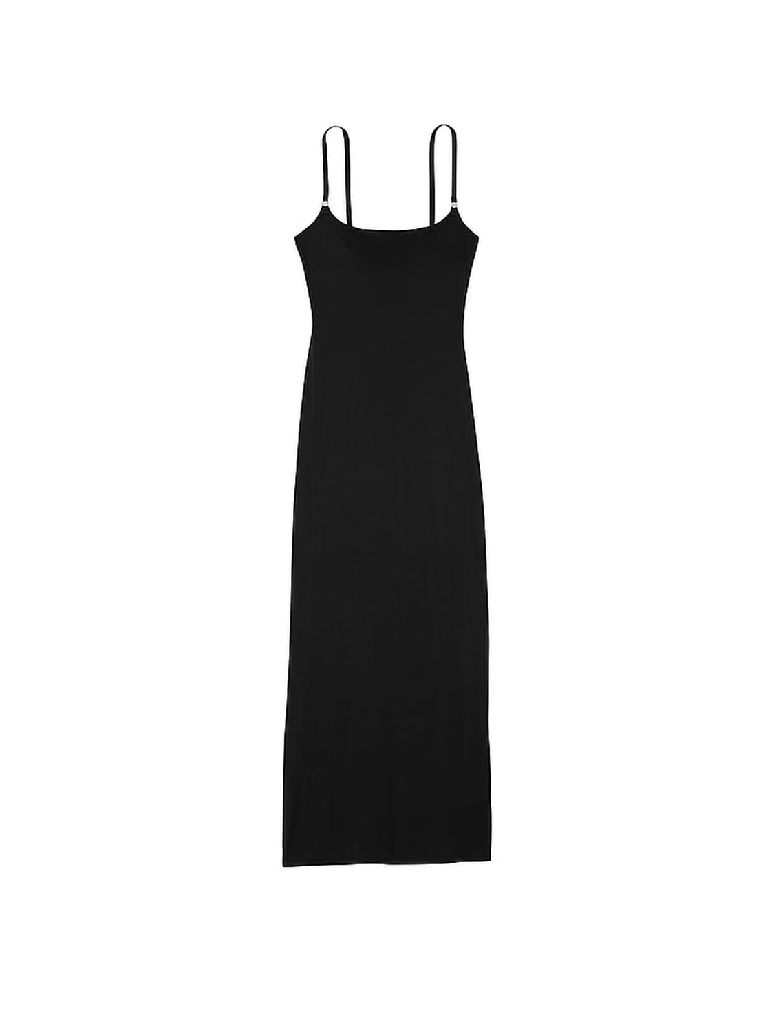 vs Victoria's Secret FeatherSoft� BODYWEAR Maxi Slip Dress Black 3 of 4 