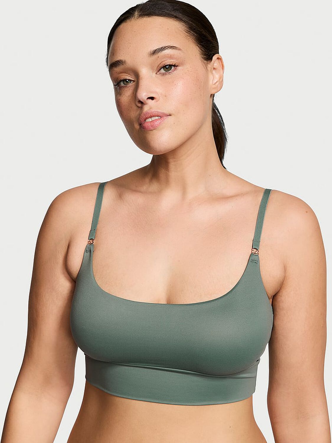 vs Victoria's Secret BODYWEAR by Victoria with FeatherSoft™ Innovation Bralette Faded Sage 1 of 4 