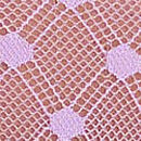Dot Geo Lace Ultra-Mini Scoop Thong Panty, Candy Violet, swatch
