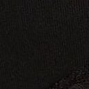 Cotton Lace-Waist Cheeky Panty, Black, swatch