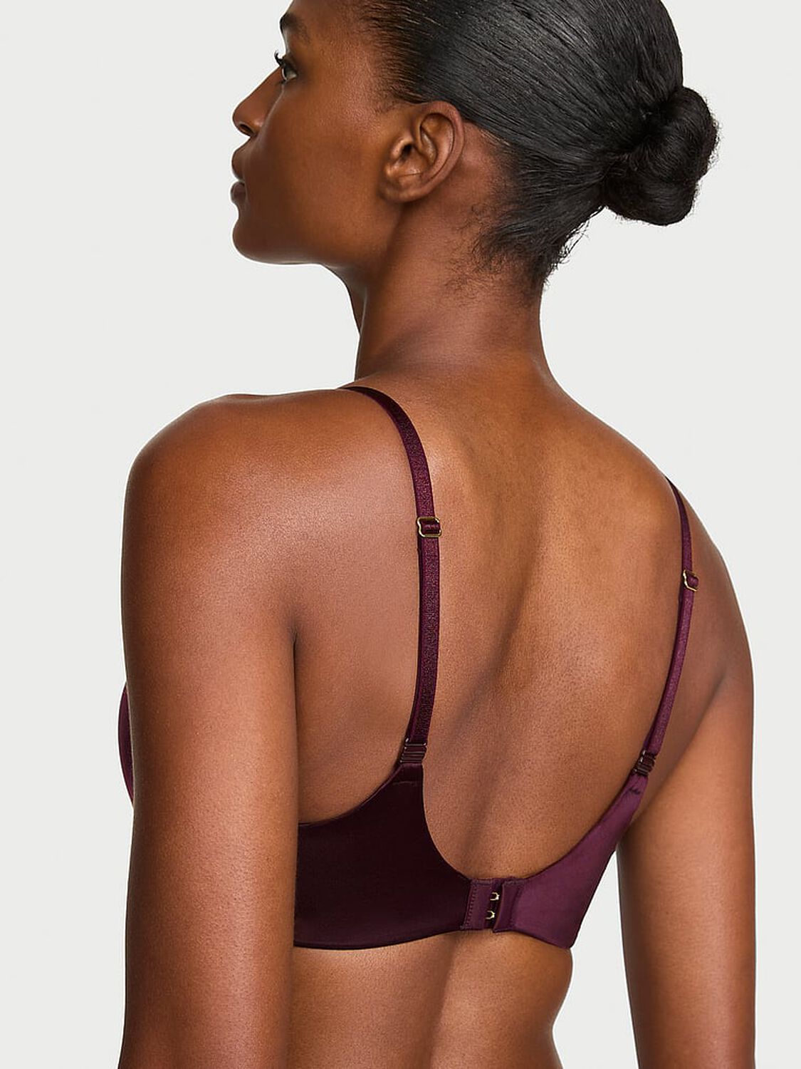 vs Very Sexy So Obsessed Smooth Wireless Push-Up Bra Winter Wine 2 of 3 