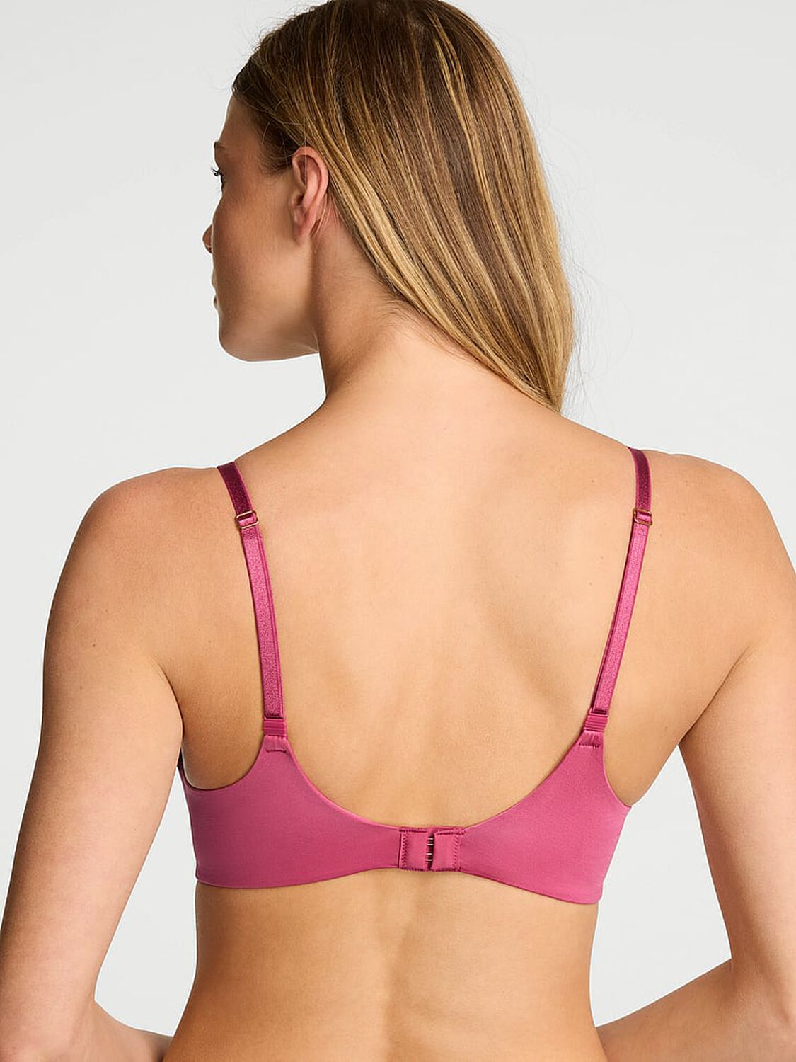 vs Very Sexy So Obsessed Smooth Wireless Push-Up Bra Peony 2 of 4 