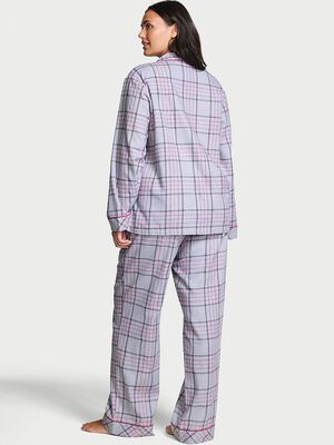 Flannel Long Pajama Set