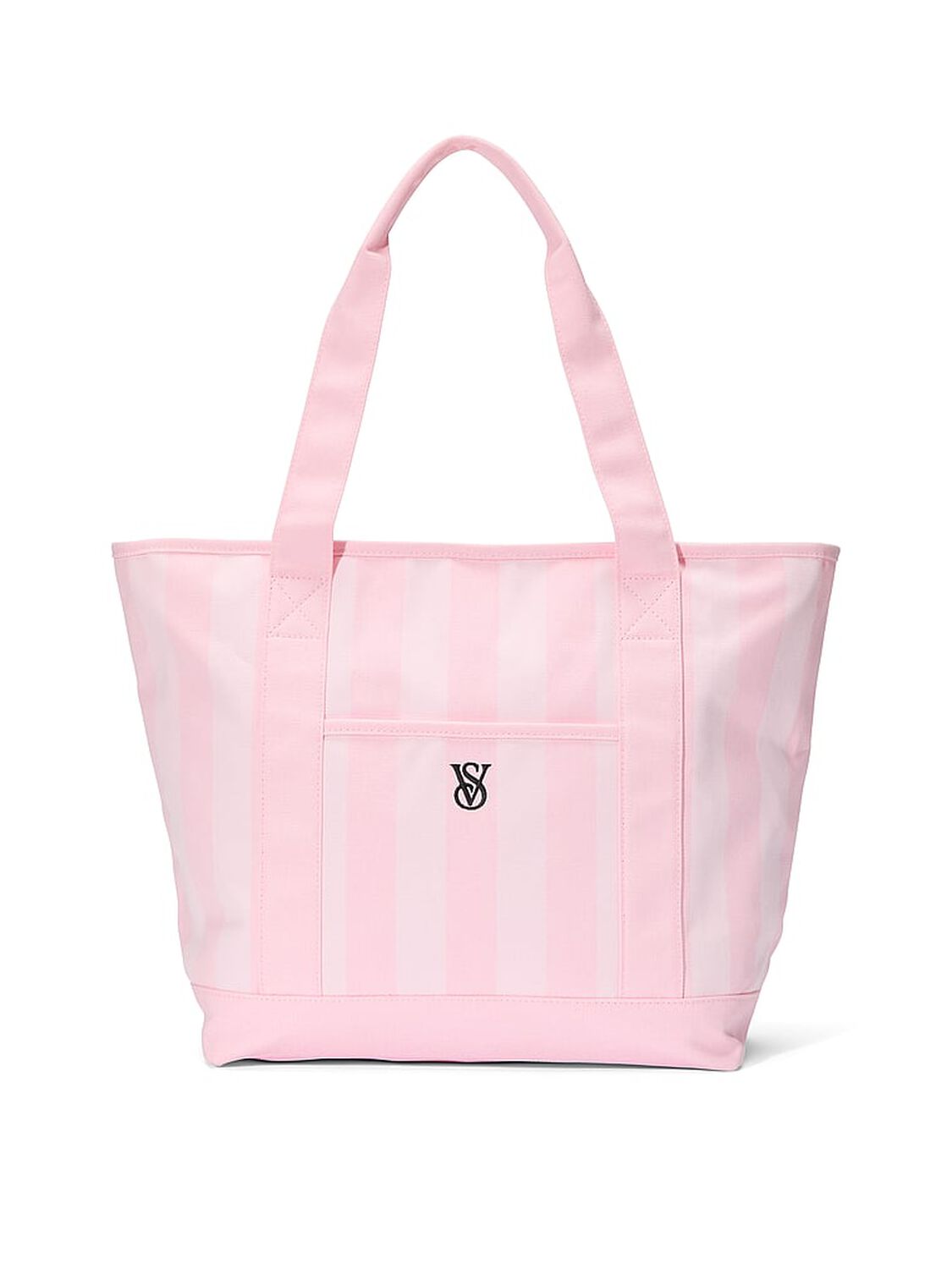 vs Victoria's Secret Signature Canvas Tote Heritage Stripe 1 of 4 