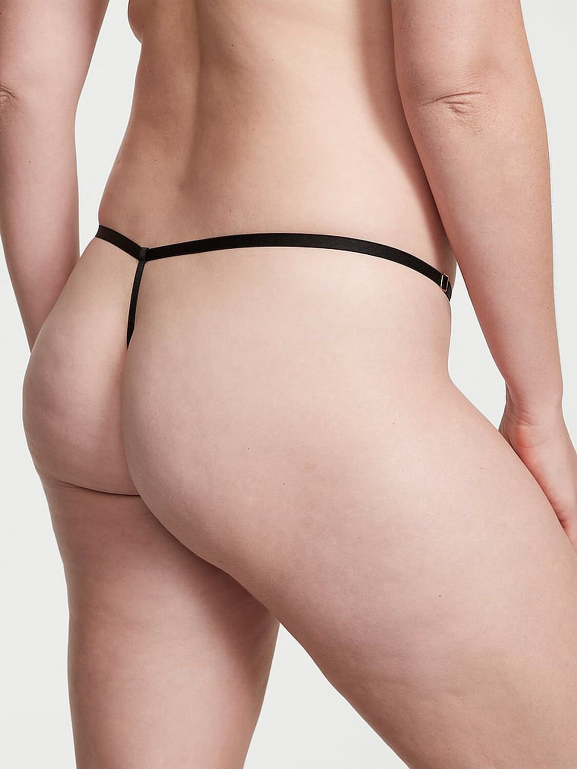 vs Very Sexy Fishnet Adjustable V-String Panty Black 2 of 4 