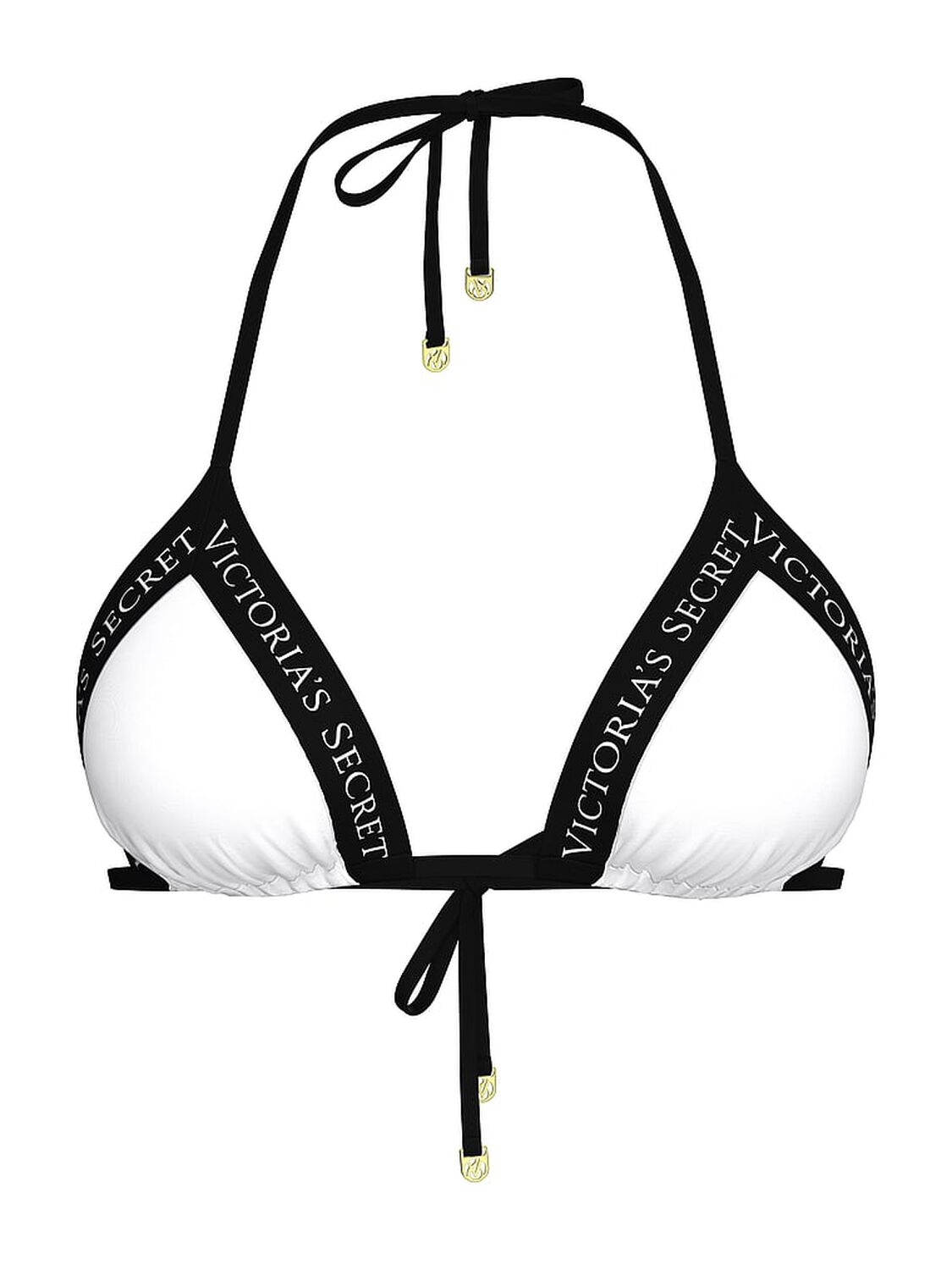 vs Victoria's Secret Swim Iconic Logo Triangle Bikini Top Vs White 3 of 3 