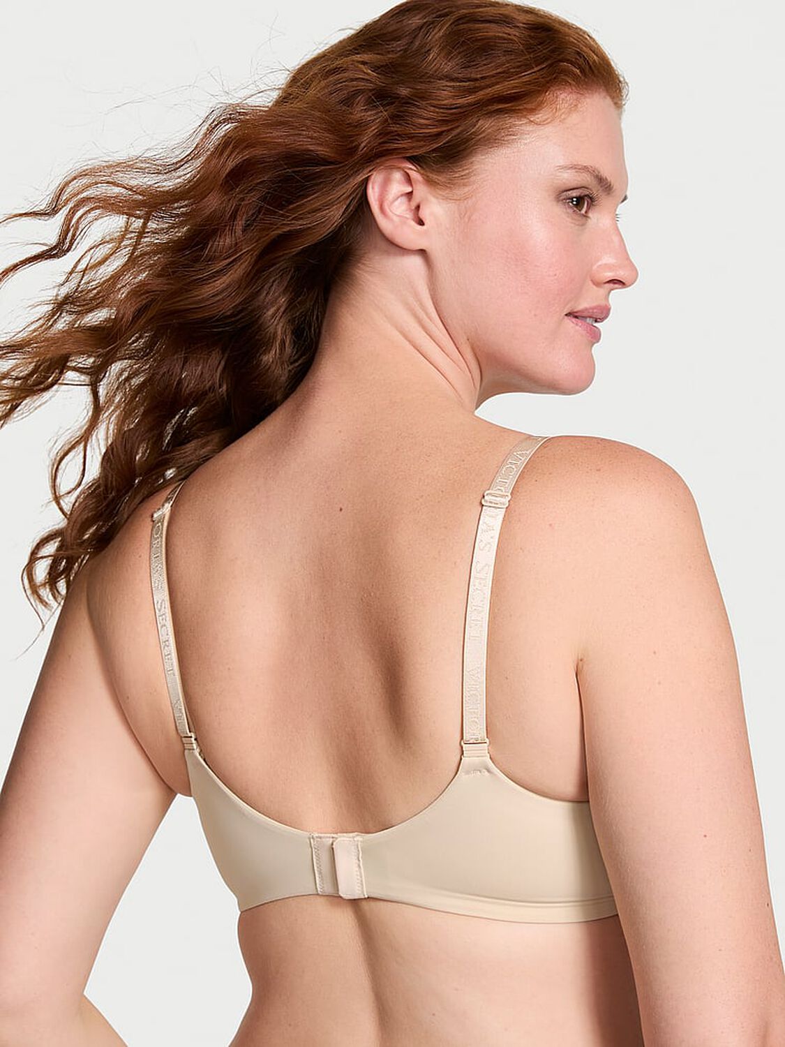 vs The T-Shirt Lightly Lined Smooth Demi Bra Marzipan 2 of 3 