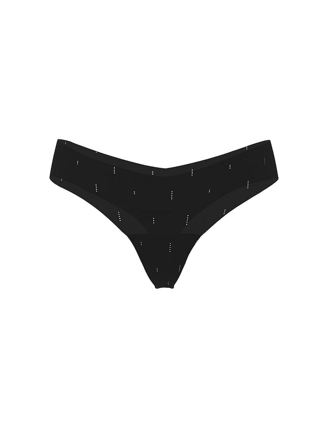 vs No-Show No-Show Sparkle Thong Panty Black 3 of 3 