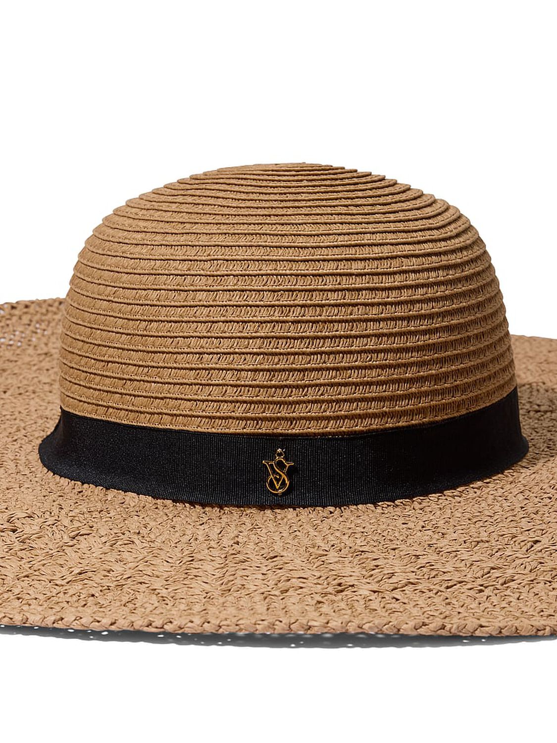 vs Victoria's Secret Oversized Straw Hat Natural 1 of 2 