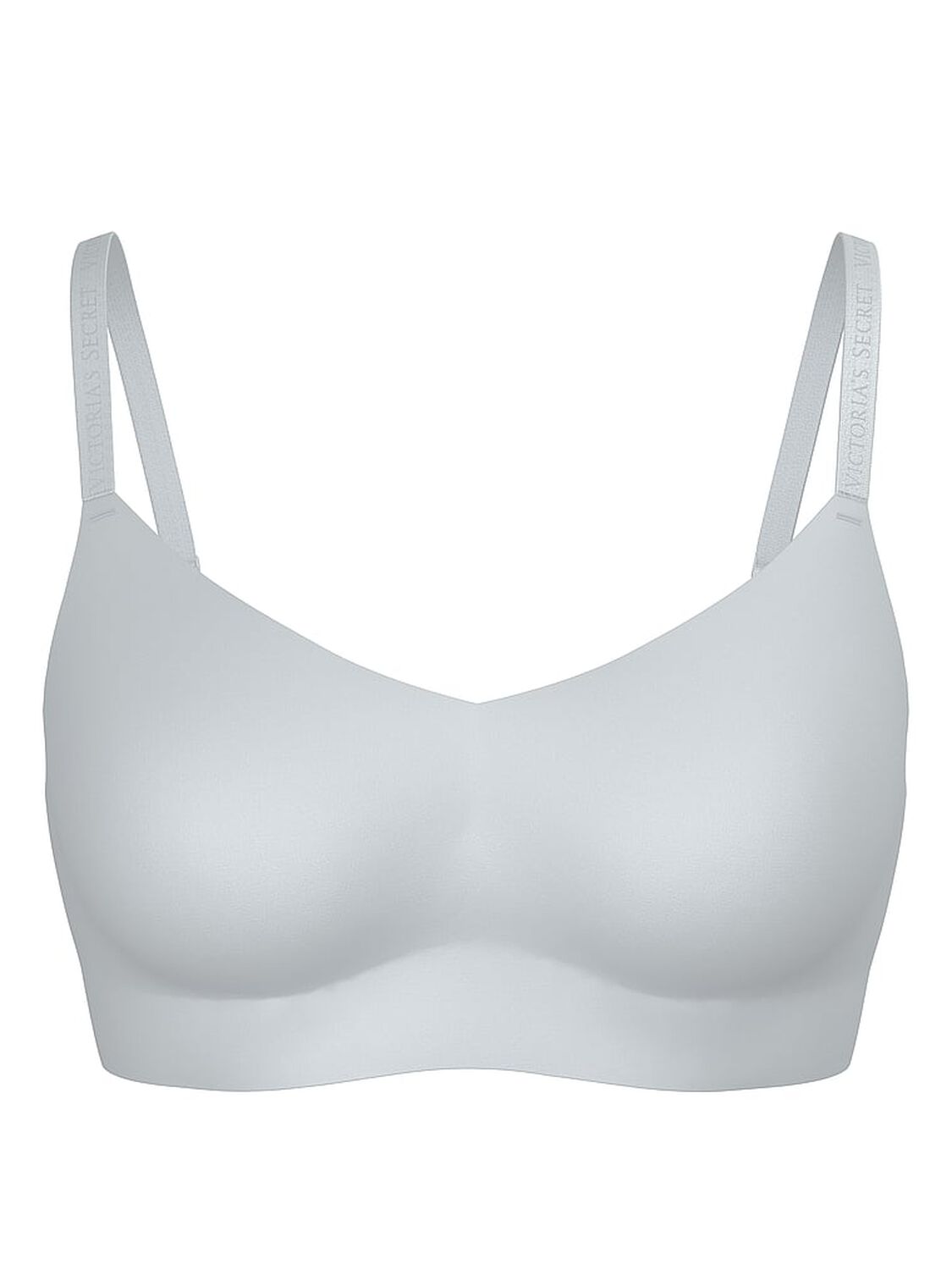 vs Victoria's Secret Bare Lightly Lined Wireless Comfort Bra Grey Fog 3 of 3 