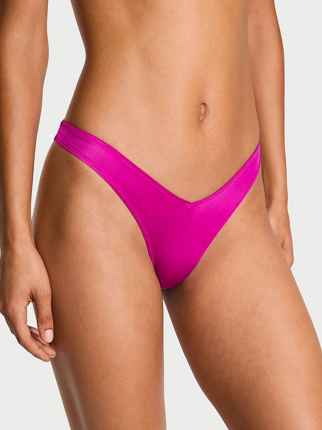 vs Very Sexy Smooth Strappy-Back High-Leg Thong Panty Berrylicious 1 of 3 
