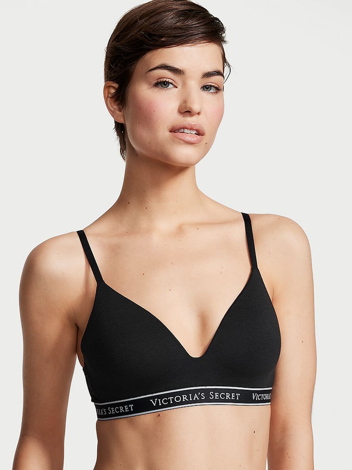 vs The T-Shirt Lightly Lined Cotton Wireless Bra 1 of 4 