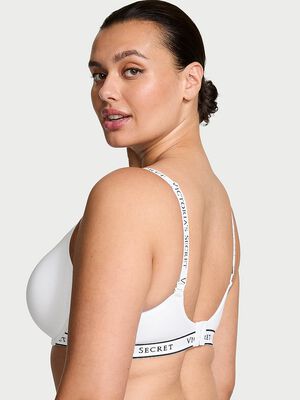 Lightly Lined Cotton Demi Bra