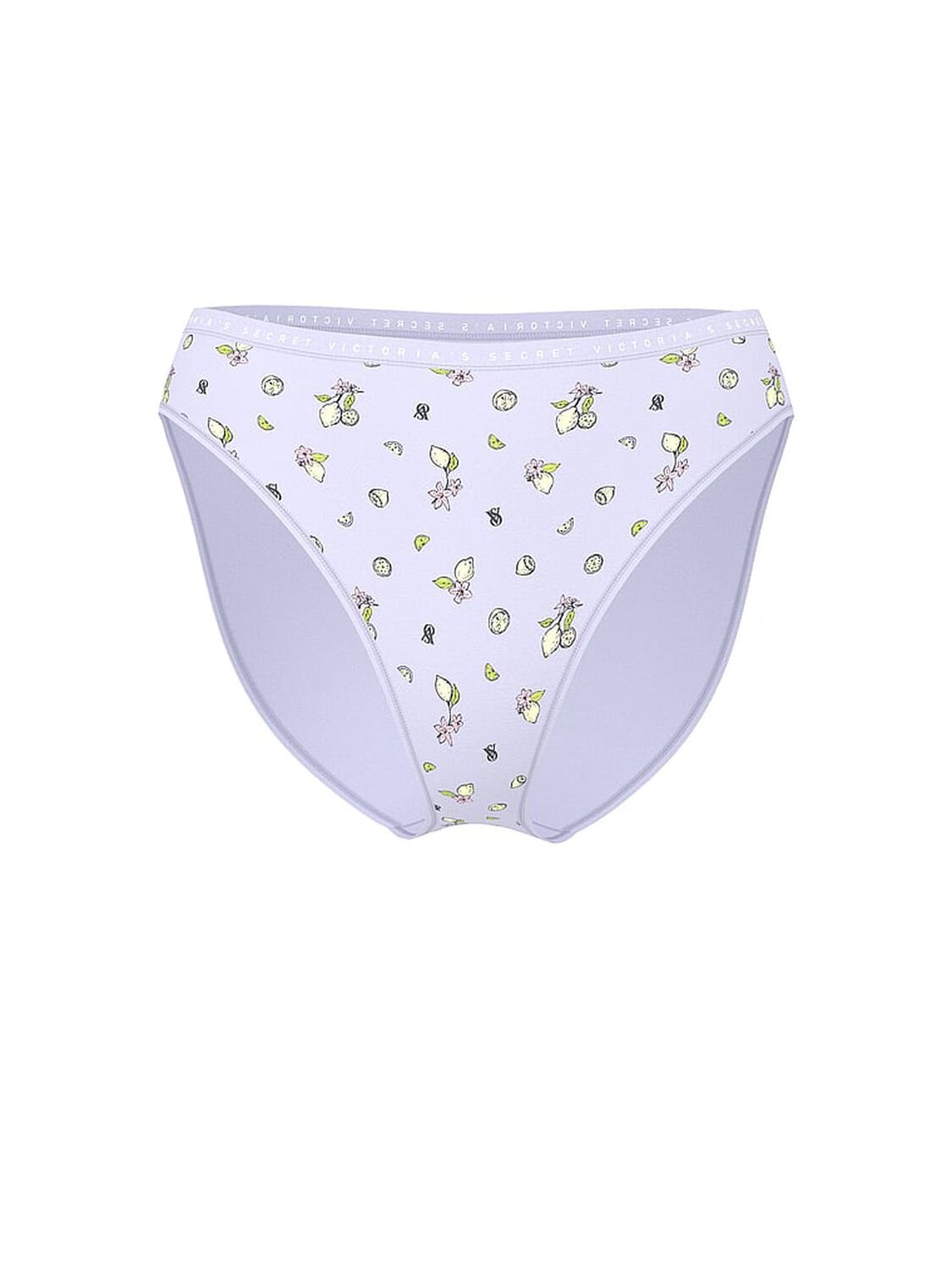vs Victoria's Secret Stretch Cotton High-Leg Brief Panty Blue Lemons 3 of 3 