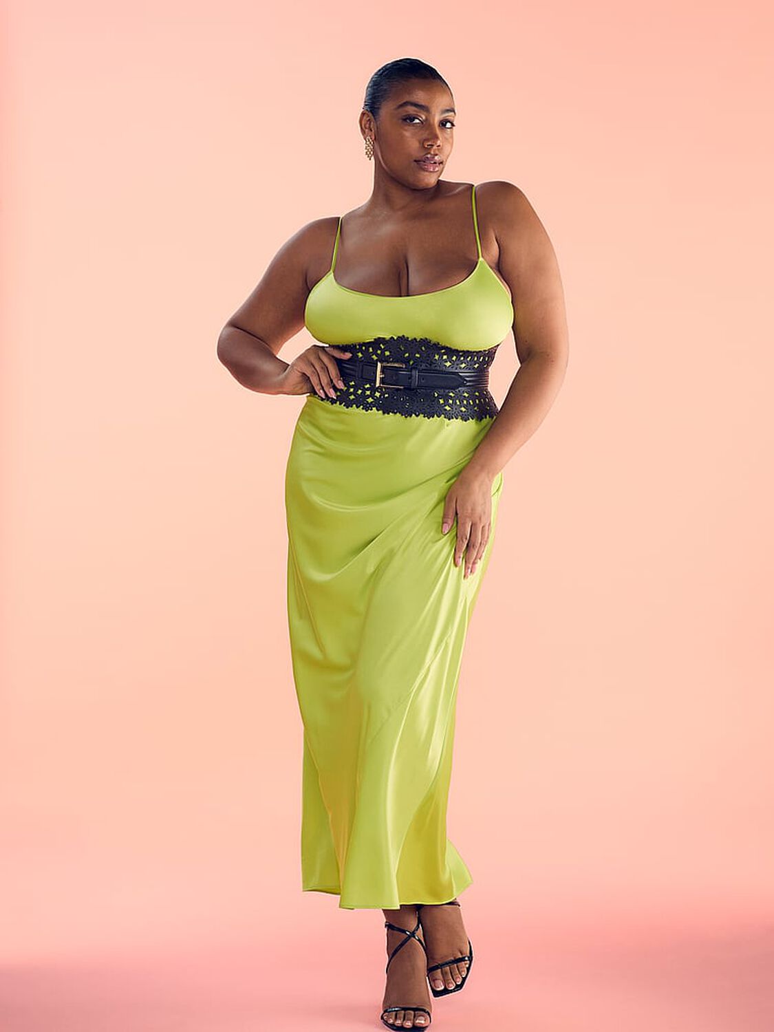 vs Victoria's Secret Satin Long Slip Dress 4 of 4 