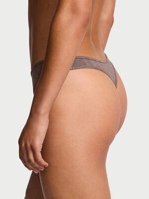 Ultra-Fine Modal High-Leg Scoop Thong Panty