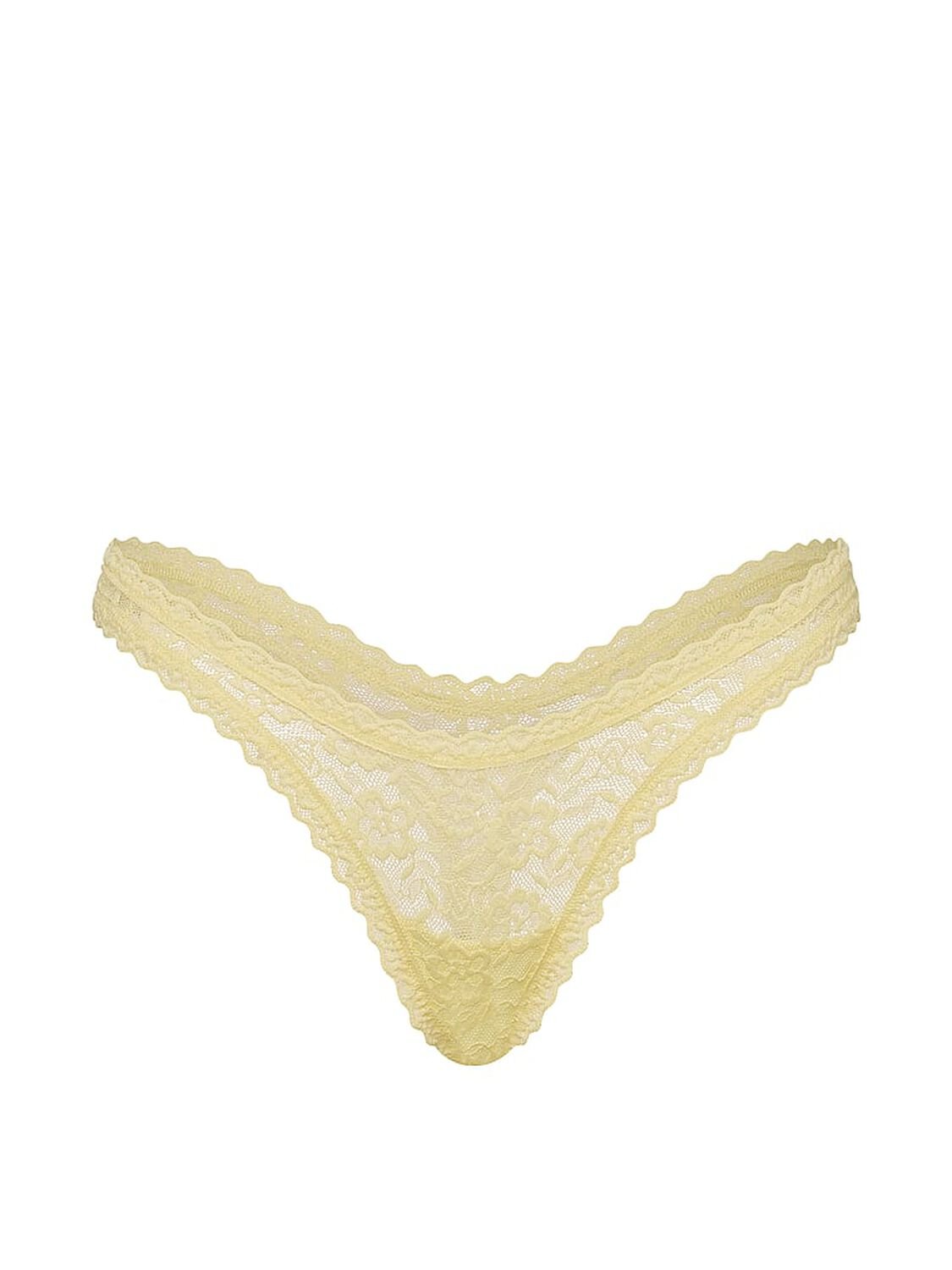 vs The Lacie Lace Ultra-Mini Scoop Thong Panty Lemonade 3 of 4 