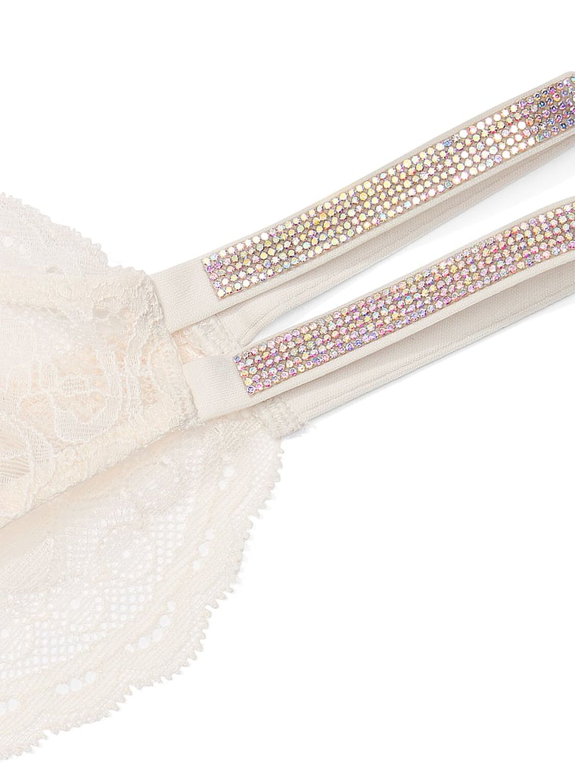 vs Very Sexy Double Shine Strap Lace Brazilian Panty 4 of 4 