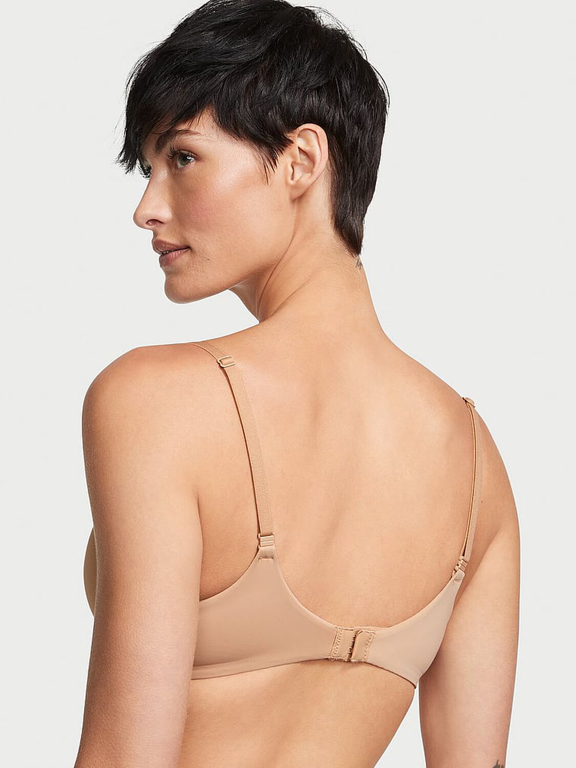 vs The T-Shirt Lightly Lined Demi Bra Sweet Praline 1 of 4 