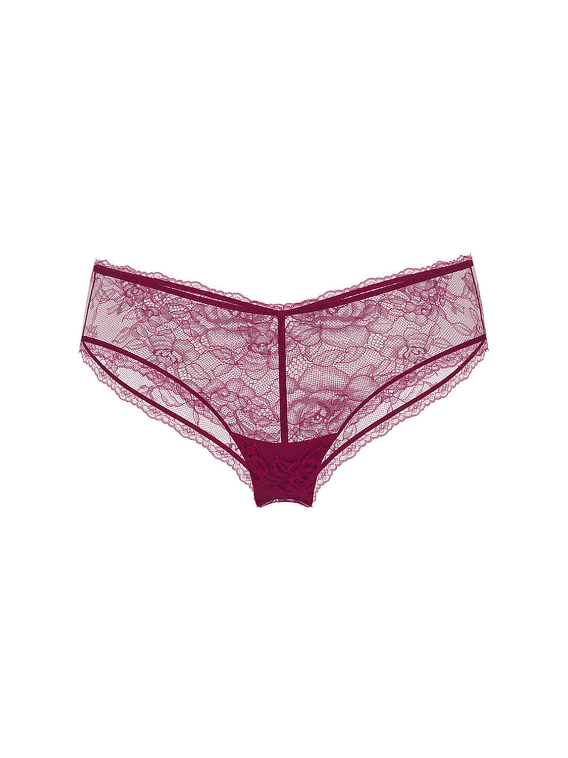vs Very Sexy Rose Lace High-Leg Cheeky Panty Fresh Jam 3 of 4 