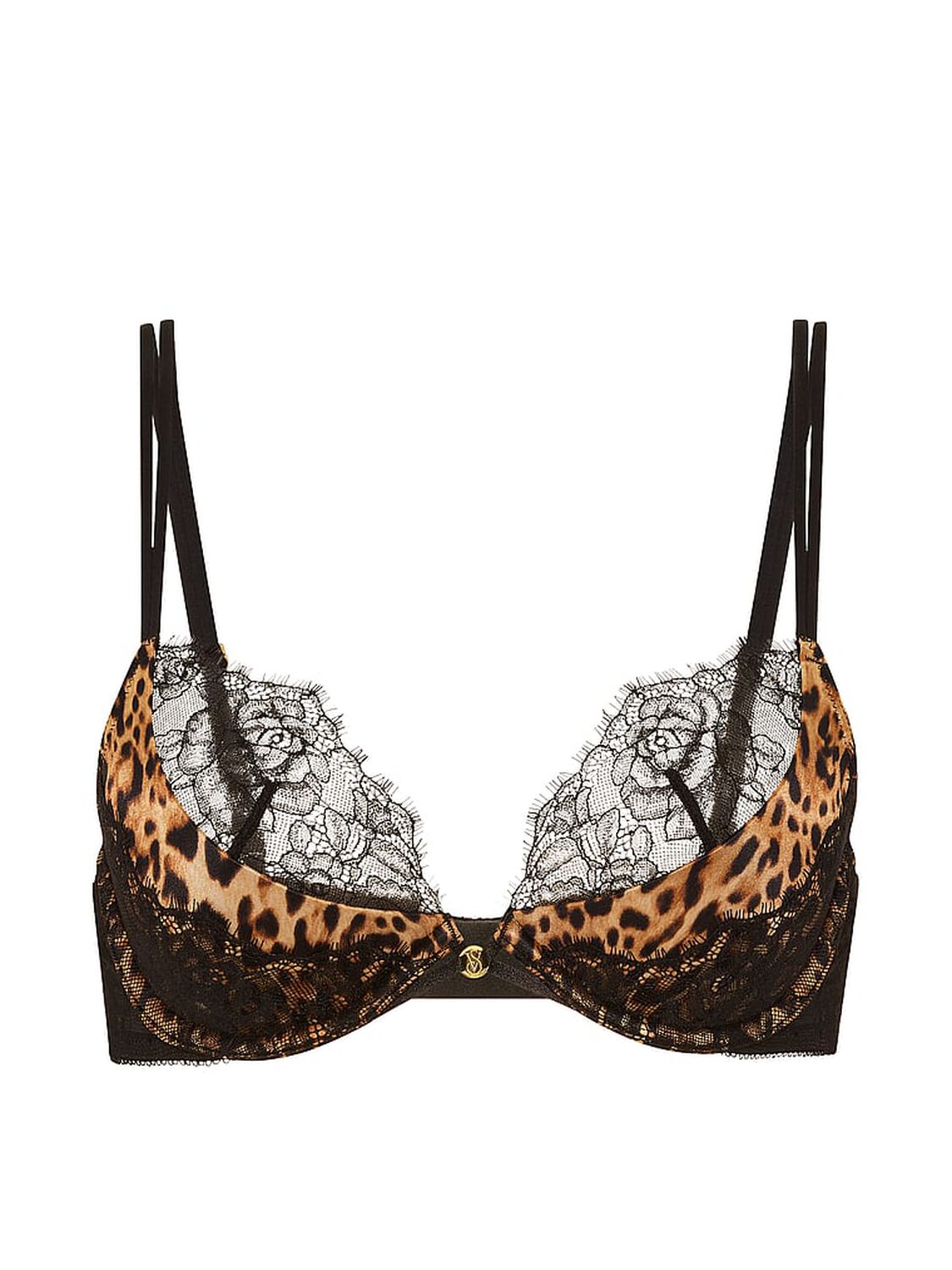 vs Very Sexy Low-Cut Push-Up Bra Leopard 3 of 3 