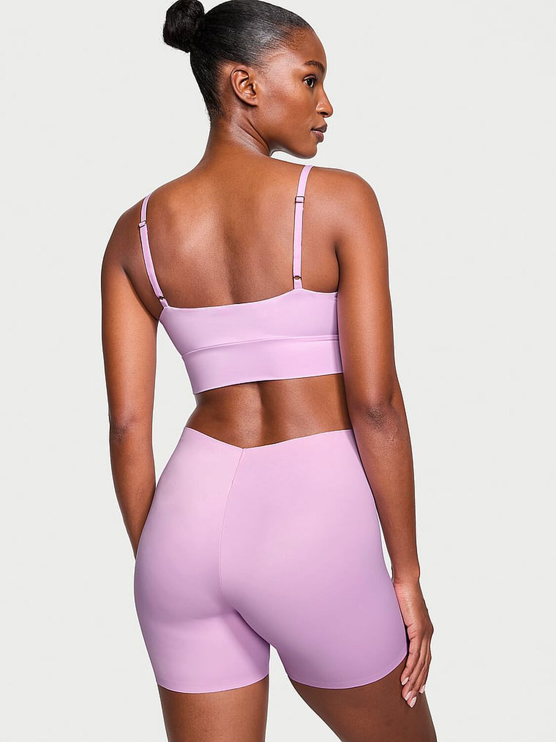 vs Victoria's Secret BODYWEAR by Victoria with FeatherSoft™ Innovation Bike Shorts Violet Sugar 2 of 5 