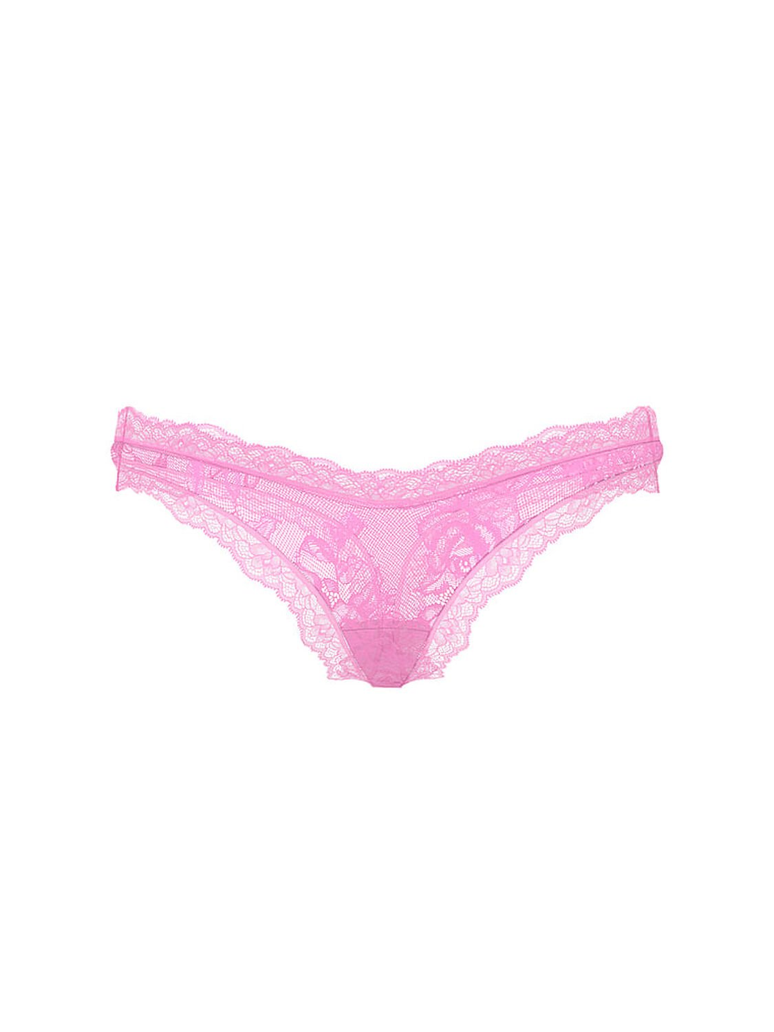 vs Very Sexy Rose Lace High-Leg Thong Panty Playful Rose 3 of 3 