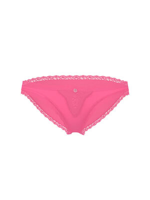 Lace-Trim Bikini Panty