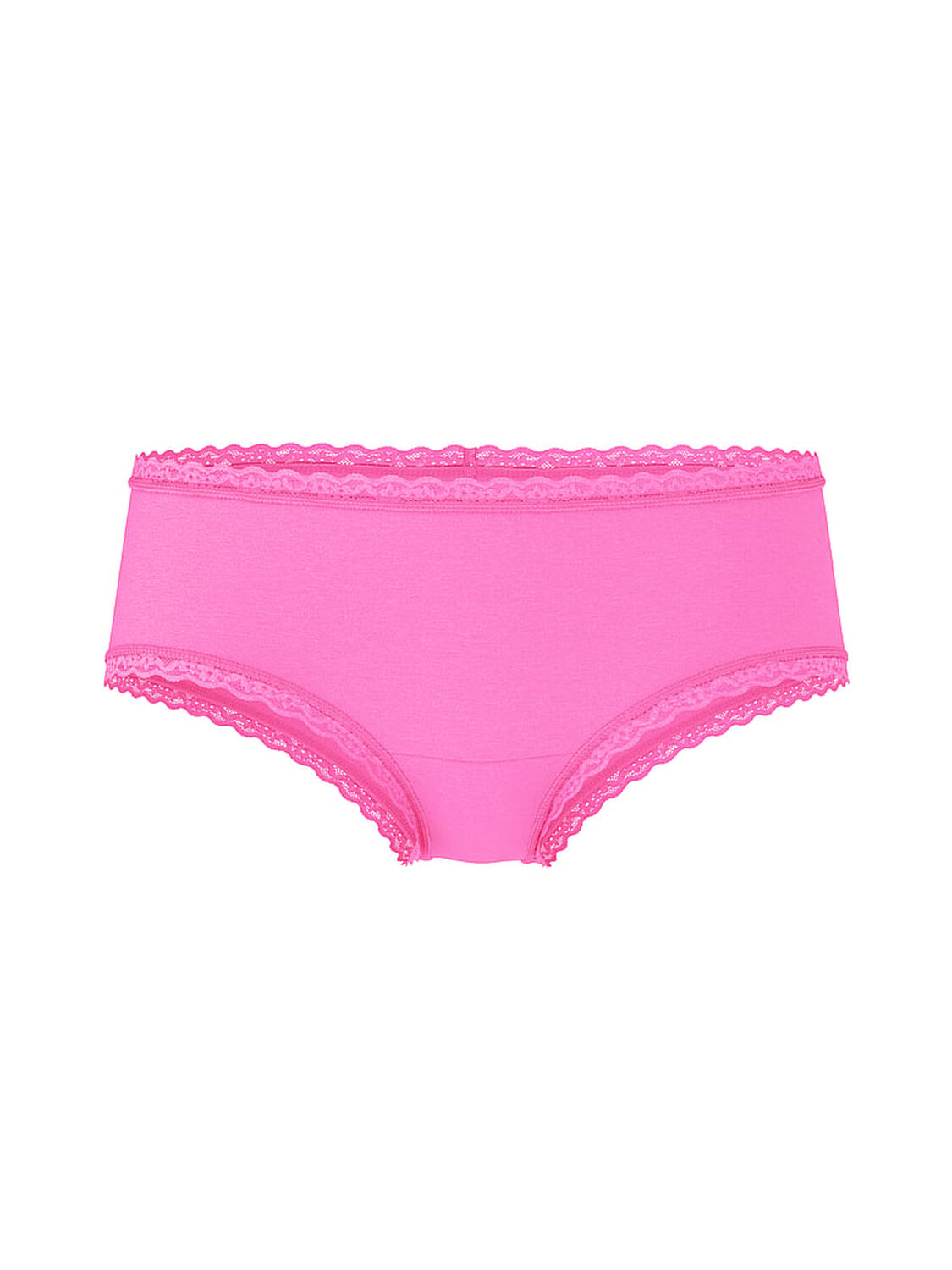 vs The Lacie Cotton Lace-Waist Cheeky Panty Ultra Pink 3 of 3 