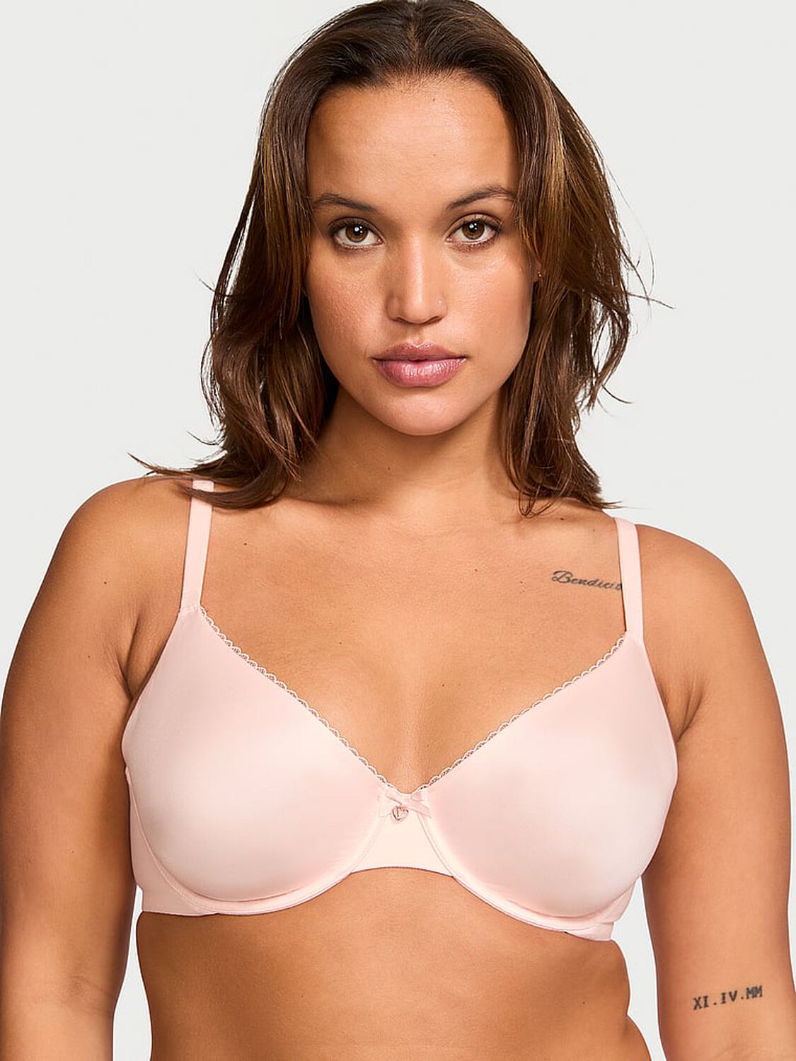 vs Body By Victoria Invisible Lift Unlined Smooth Demi Bra Purest Pink 1 of 4 