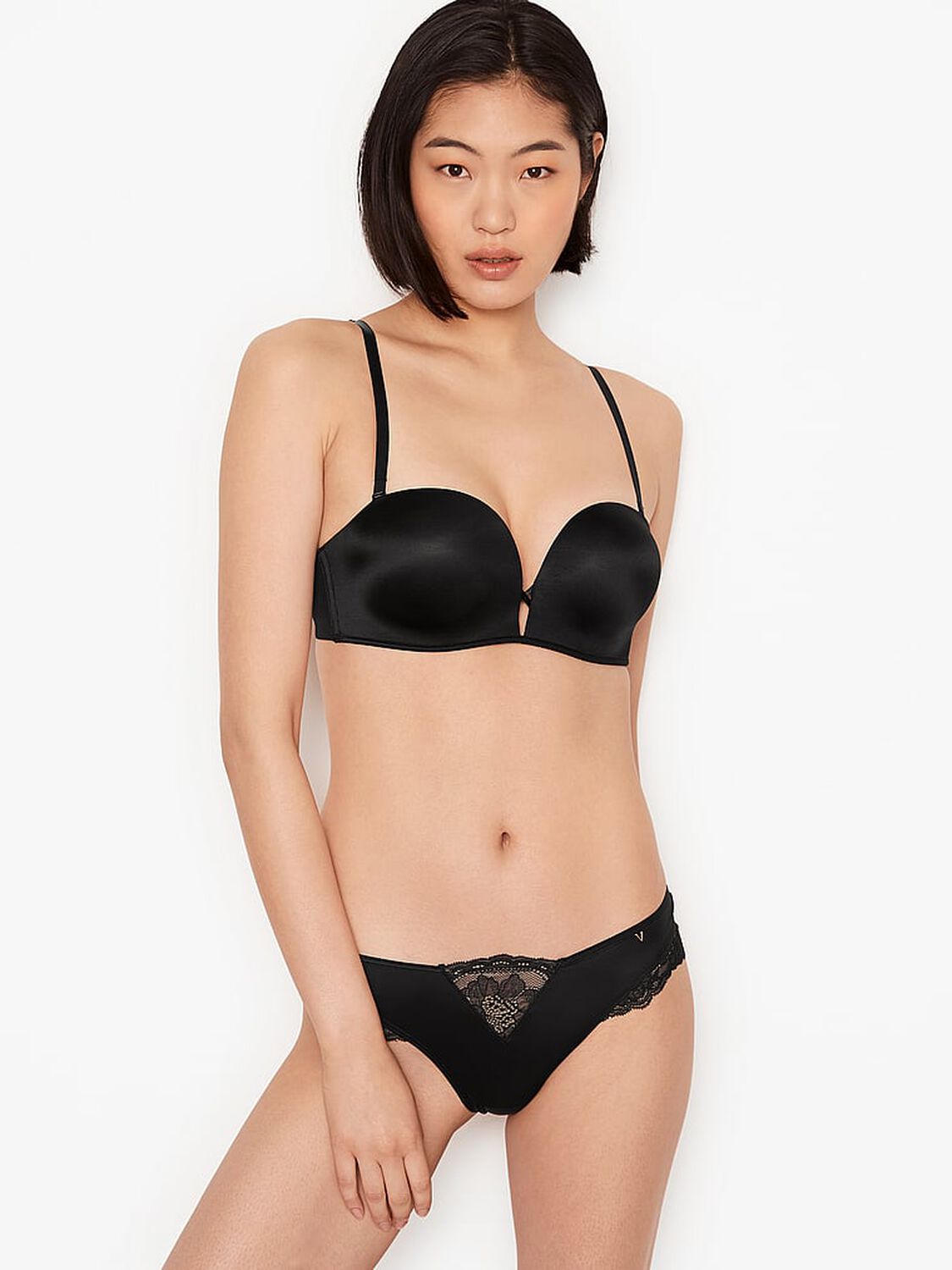 vs Very Sexy Bombshell Add-2-Cups Push Up Strapless Bra Black 4 of 4 