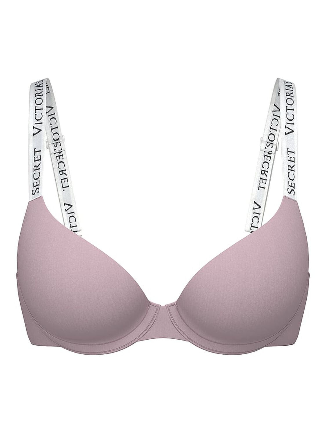 vs The T-Shirt Lightly Lined Demi Bra Mauve Shadows 1 of 3 