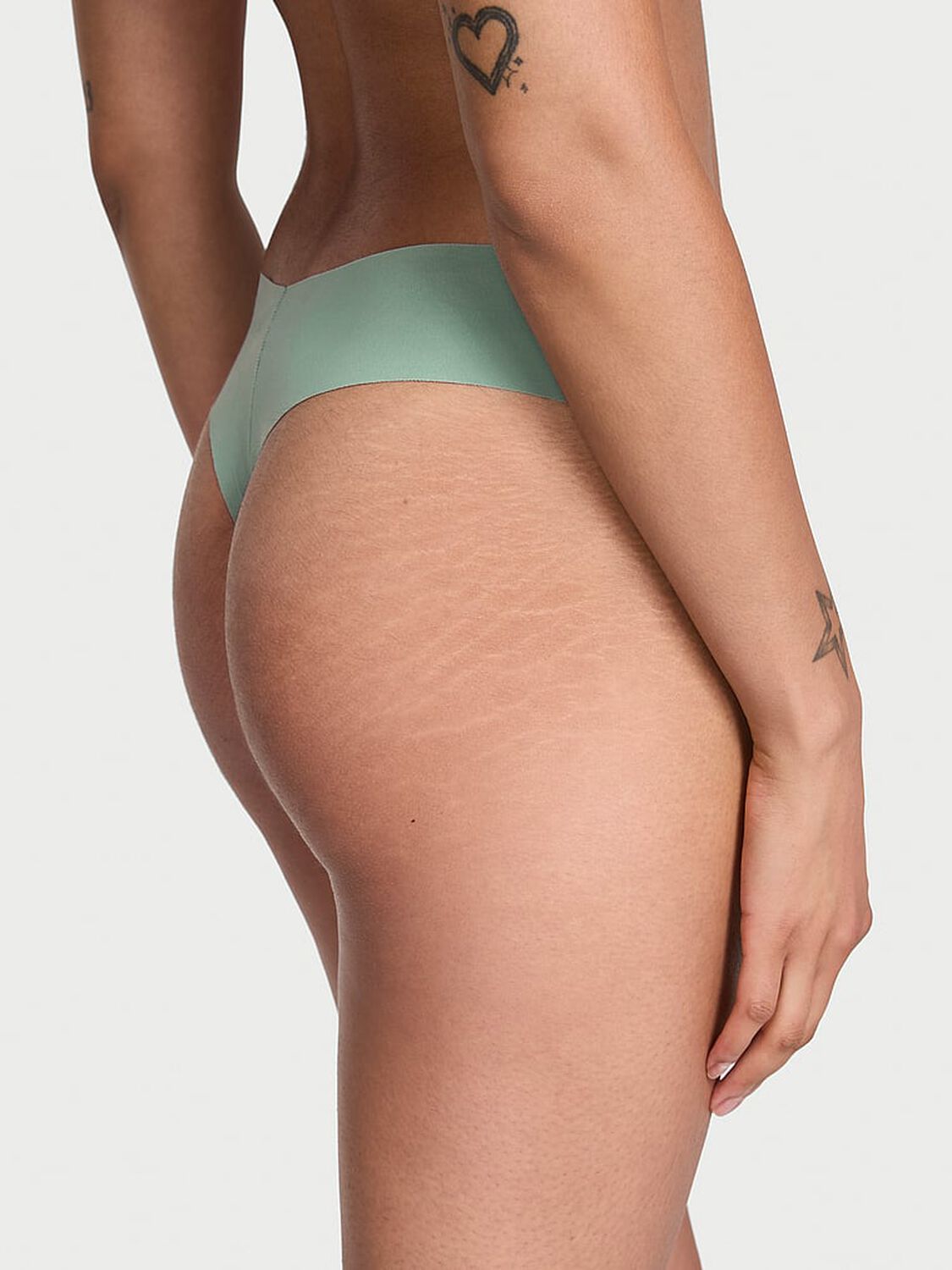 vs No-Show No-Show Thong Panty Seasalt Green 2 of 3 