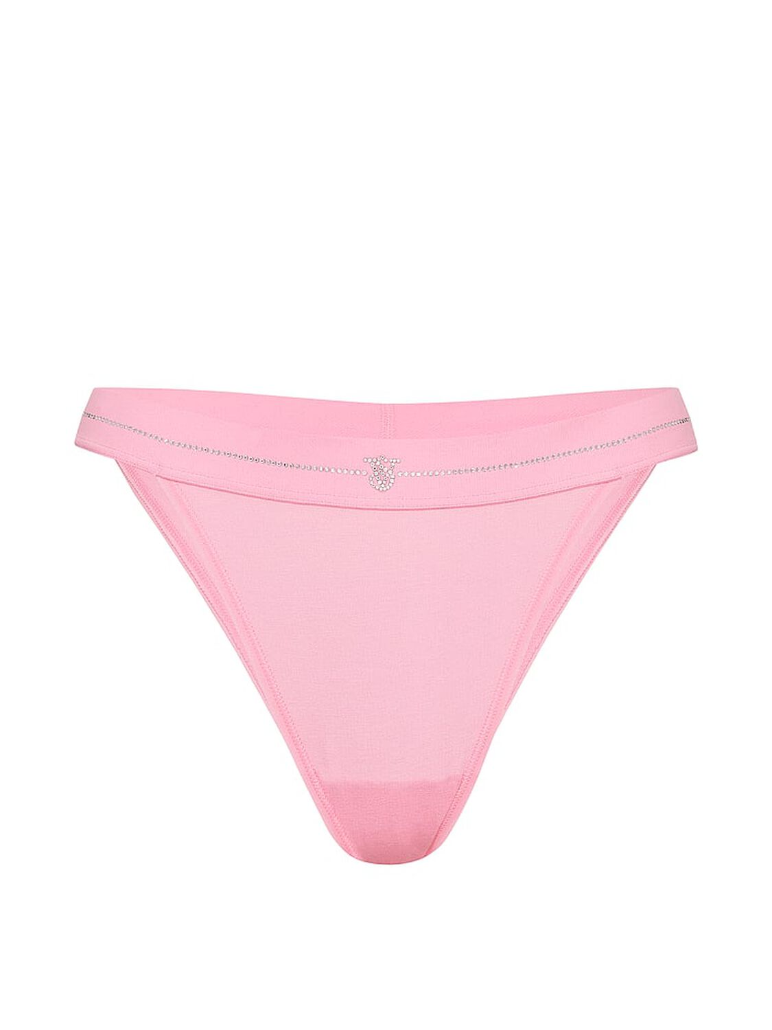 vs Cotton Shine Logo Cotton 90s Brief Panty Victoria Pink 3 of 3 
