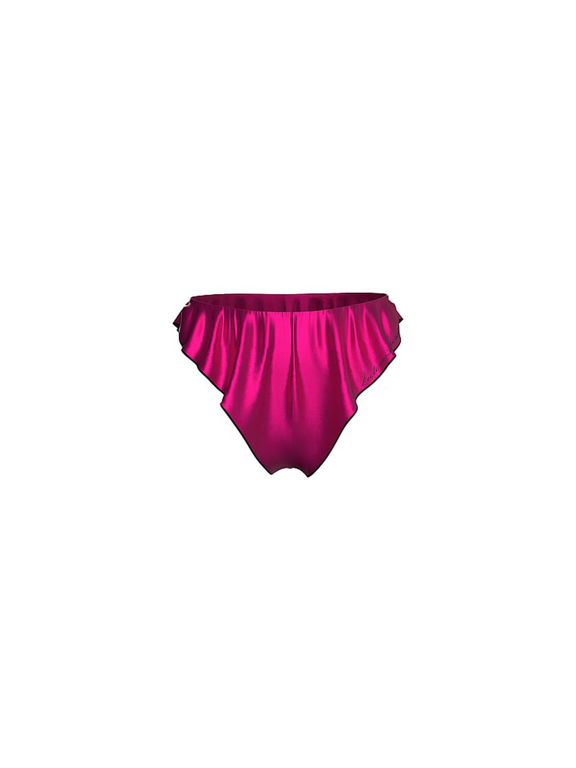 vs Victoria's Secret Satin Flutter Cheeky Panty Enchanted Pink 3 of 3 