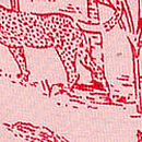Stretch Cotton Hiphugger Panty, Pink Jungle Toile, swatch