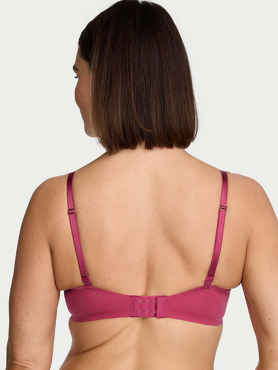 vs Very Sexy Smooth Lightly Lined Plunge Demi Bra Peony 2 of 3 