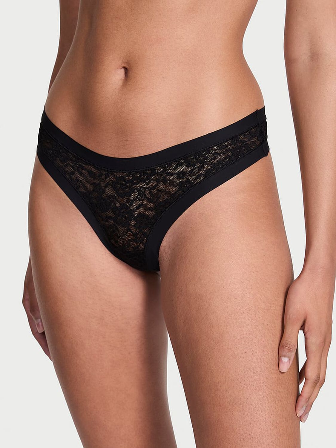 vs No-Show No-Show Lacie Thong Panty Black 2 of 3 