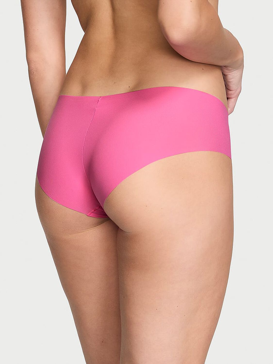 vs No-Show No-Show Ribbed Hiphugger Panty Hollywood Pink 2 of 3 