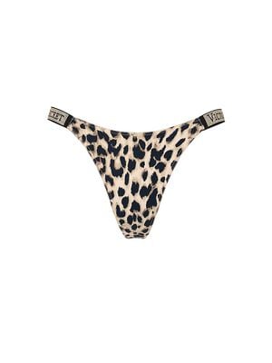 Sunset Ombre Shine Strap Thong Panty